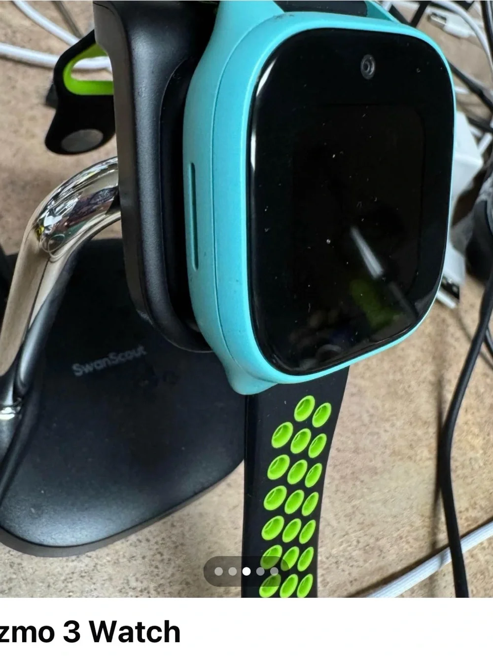 Kids Smartwatch - Aqua/Black Interactive Wearable
